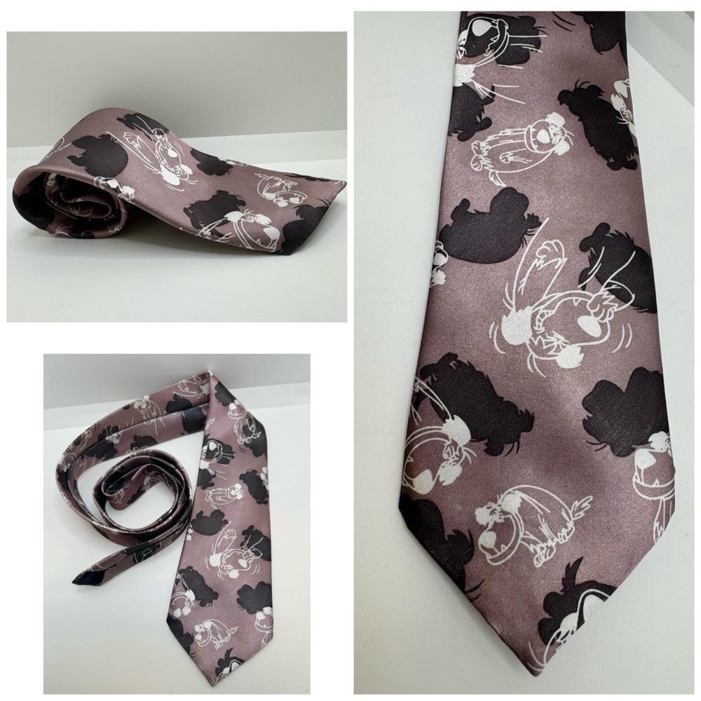 Authentic Vintage SEGA 1994‎ Wacky Races Muttley Design  Necktie Tie